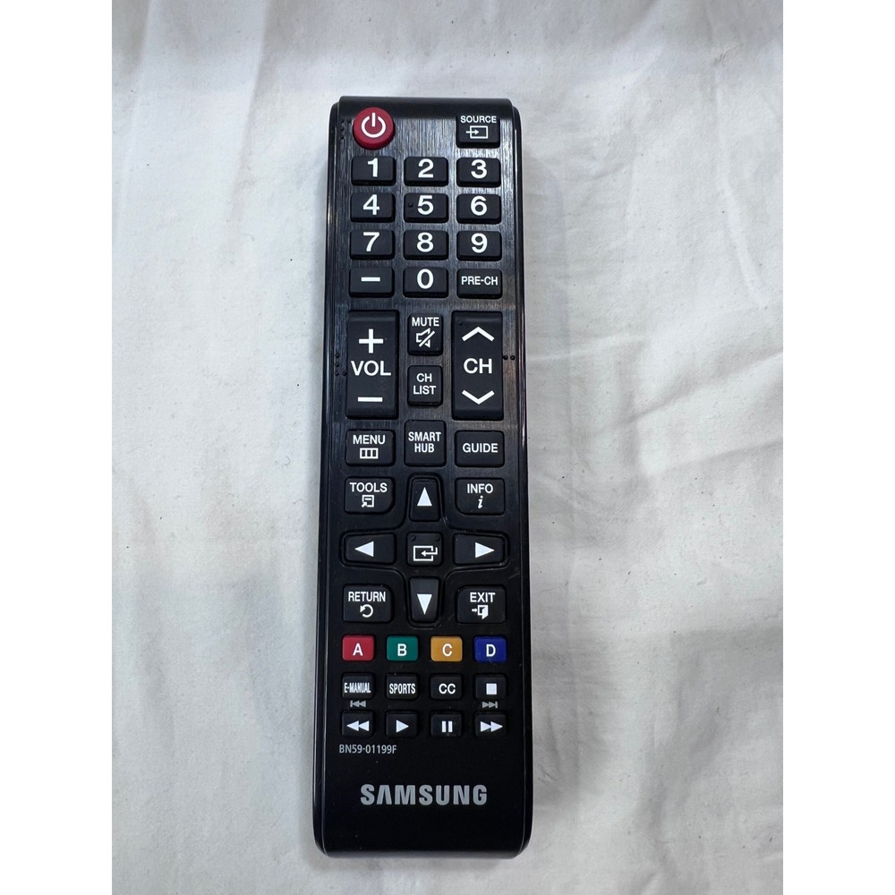 Samsung BN59-01199F Smart TV Remote Control Black OEM Replacement